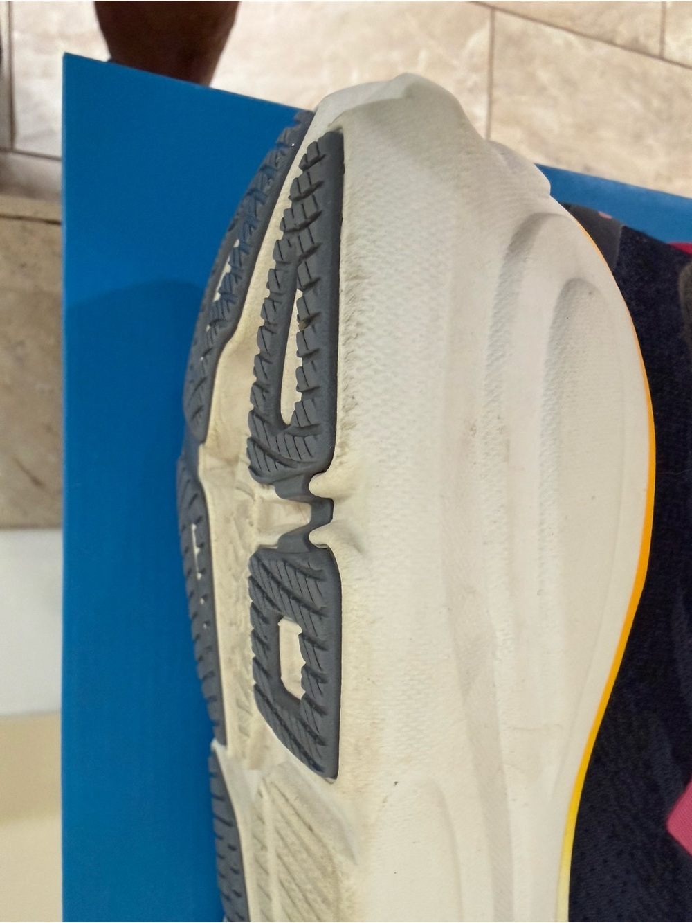 HOKA BONDI 9 VARSITY NAVY/NAUTICAL DUSK SIZE 10B! - Picture 12 of 16
